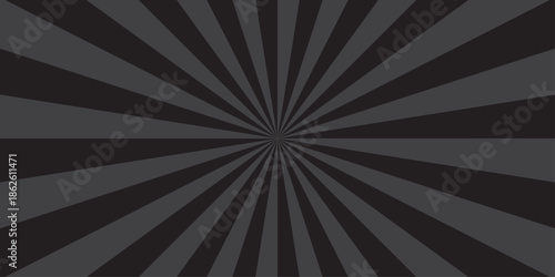 abstract black and gray sunbeam ray sum light sunburst texture design.