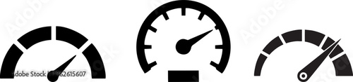 Speedometer Gauge Dashboard Indicator Icon
