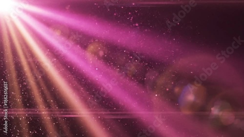 Cinematic Pink Lens Flare Light Leak Overlay Background – AI Generated
