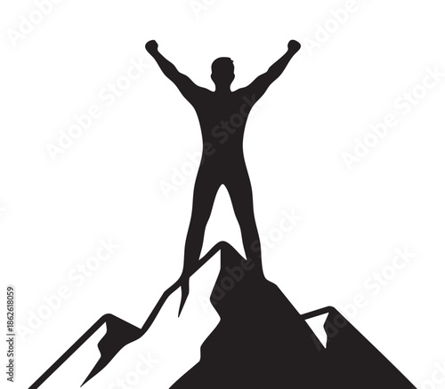 Successful Businessman Silhouette