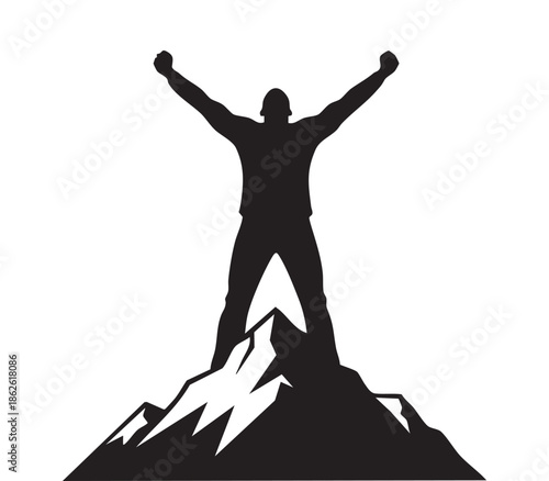 Successful Businessman Silhouette