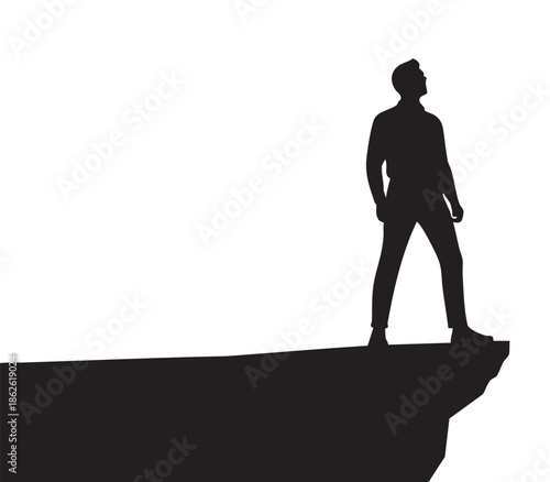 Successful Businessman Silhouette