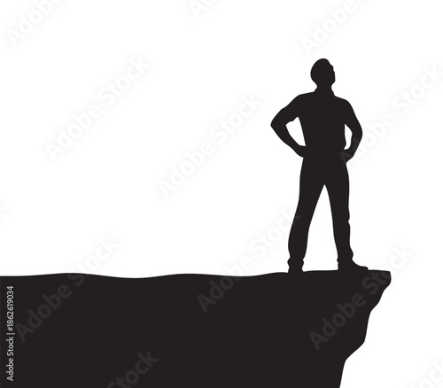 Successful Businessman Silhouette