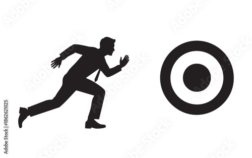 Successful Businessman Silhouette