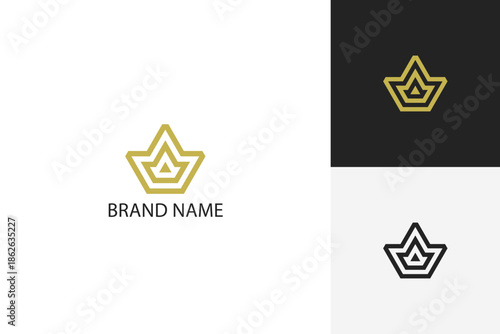 Elegant Crown Branding Mark