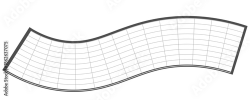 Tennis net isolated on white background. Tennis sport concept. Vector stock