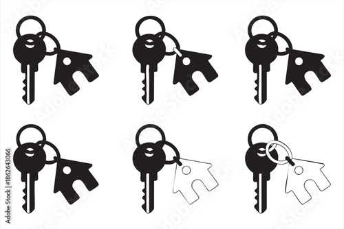 Real Estate UI Icons for Listings, Rentals, Mortgages