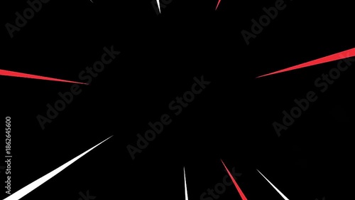 Wallpaper Mural red and white stripes on a black background video 4k Torontodigital.ca