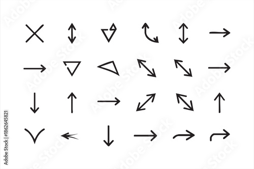 Navigation Arrow Icons for Digital Products and UX Design