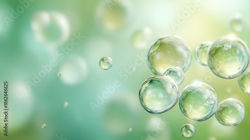 Wallpaper Mural A background of glassy bubbles for concepts like innovation and growth, representing business development and transparent processes. Torontodigital.ca