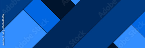 Abstract Background Green Turquoise and Blue Overlap Layer Paper Cut on Dark Space. suit for bussines, banners