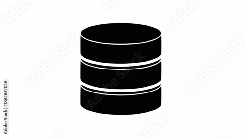 Database Icon - A Symbol of Data Storage and Management.