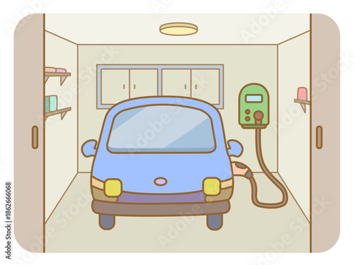 전기차 충전 차고