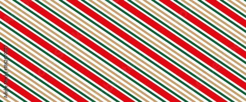 Red and white vertical striped background. Repeating, seamless pattern. Vector illustration of a colorful bar and cross texture.