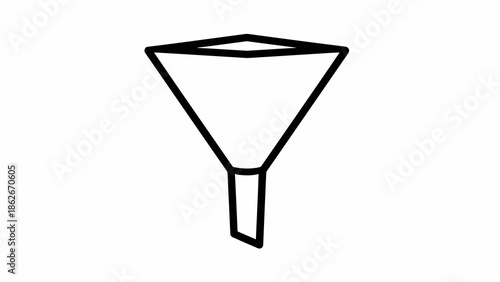 Simple funnel illustration