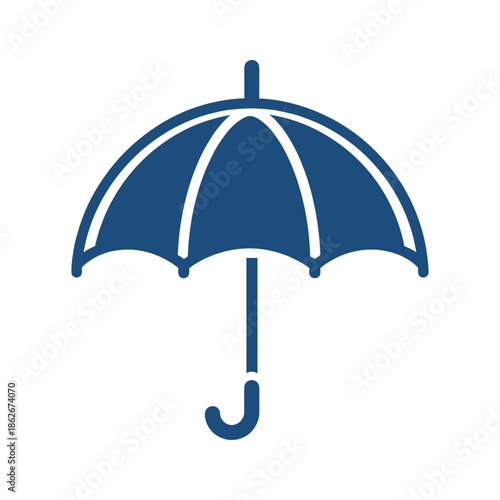 Blue umbrella Vector