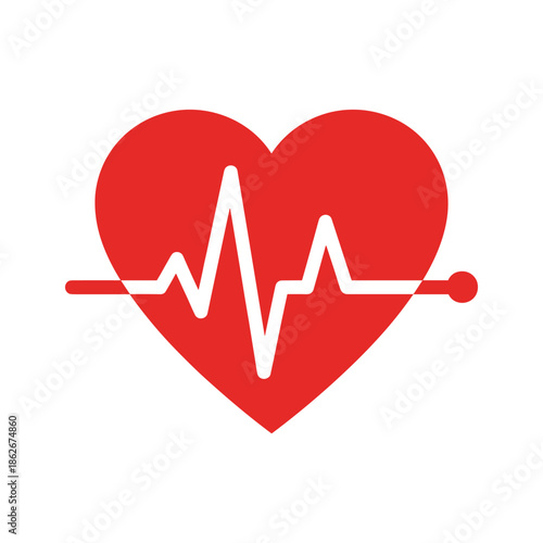 Heart health monitoring Vector