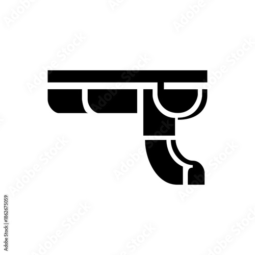 雨どいをモチーフにしたアイコン