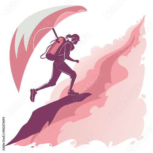 Fluid Gradient Watercolor Abstract Design