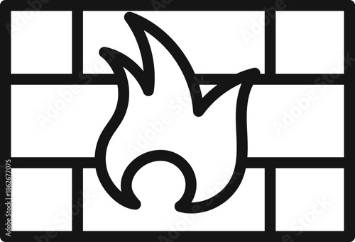 Cyber Crime and Security Icon Set