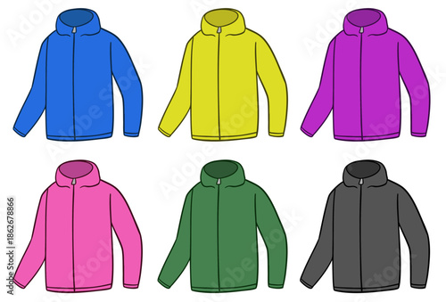 登山、アウトドア用ウインドブレイカー