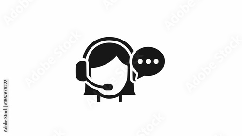 Customer Support Icon - A Symbol of Assistance and Communication.