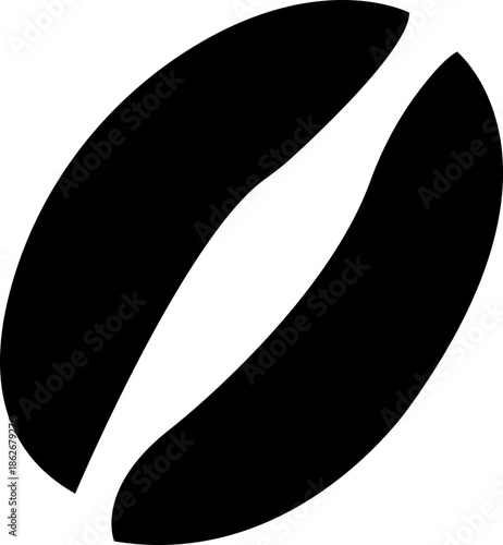 A set of coffee been group collection. coffee been silhouette vector flat illustration design. coffee bean been silhouette vector flat illustration design. Isolated on transparent background.