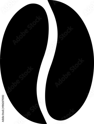 A set of coffee been group collection. coffee been silhouette vector flat illustration design. coffee bean been silhouette vector flat illustration design. Isolated on transparent background.