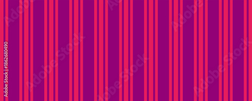 Page textile fabric vector, curve seamless lines stripe. Turity pattern background vertical texture in red and pink colors palette.