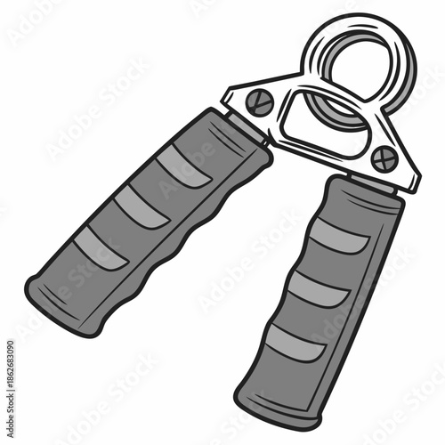 Hand Grip Fitness Trainer - Isolated for Workout Graphics