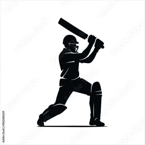 vector illustration of a baseball player