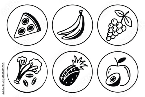 vector set of easter eggs