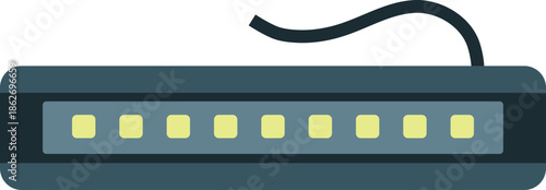 LED light bar with cable