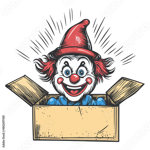 surprise box, april fool's day, prank, festival, vector, transparent background, horror, funny, box, celebration