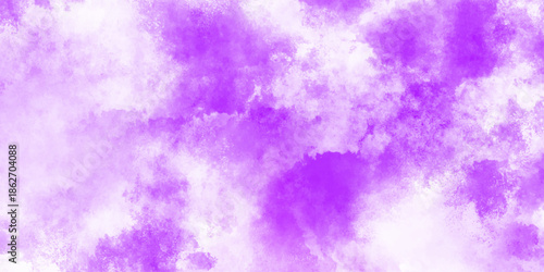 Dark abstract background with Purple grunge effect background. Purple velvet grunge texture fantasy smooth watercolor painted art design. Dark elegant Royal purple shades aquarelle paint