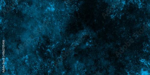 Abstract dark Firey blue texture watercolor grunge texture background. Acrylic modern creative deep dark glowing blue neon watercolor grunge firey textured design art. Abstract blue watercolor.