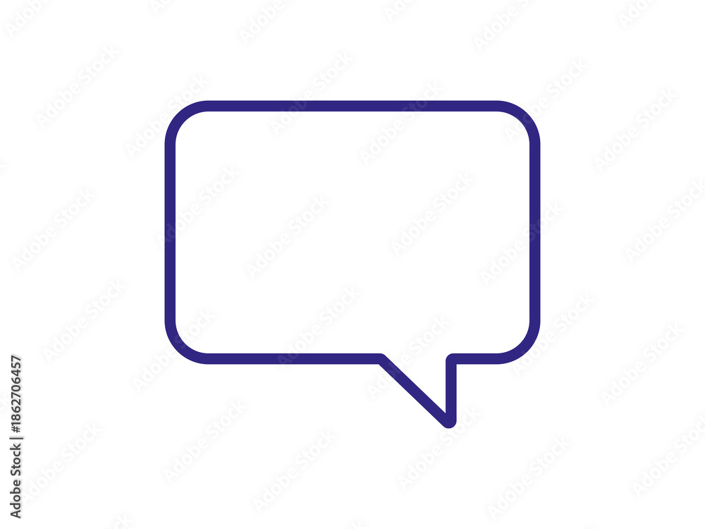 Naklejka premium Chat Icon for Messaging Communication and Customer Support