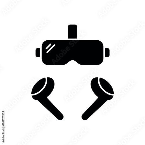 Icon a VR Controller, isolated against a clean background.