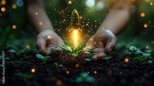 Plant rocket launch business growth