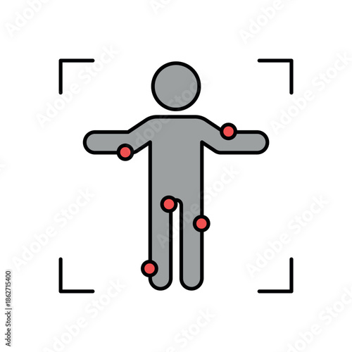 Icon a Motion Tracking, isolated against a clean background.