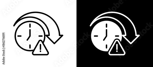 Downtime Prevention whiteblack icon