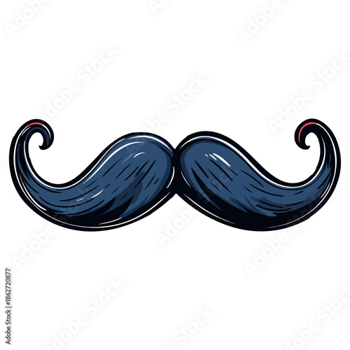 fake curly mustache, costume, april fool's day, festival, vector, transparent background, accessory, furry, icon, shape