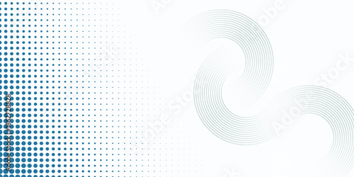 Transparent Vector Gradient Blue Color Halftone Background Staggered Dots Pattern modern dotted Futuristic generic graphic Minimal light blue green with halftone modern vector.eps10