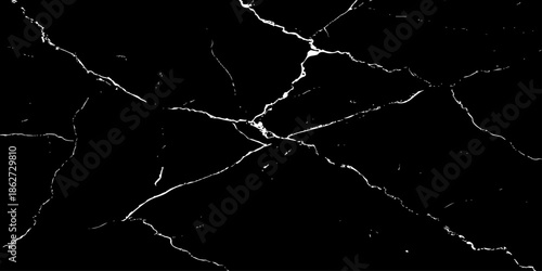 Abstract black marble texture with sharp white veining, high-contrast natural stone pattern, luxury background for design, minimal and elegant surface, seamless look, dramatic lighting, premium qualit