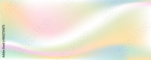Trendy pastel colored gradient. Abstract blurred texture noise background. Grainy film effect texture gradient template. Vector illustration for your spring graphic design, banner, poster