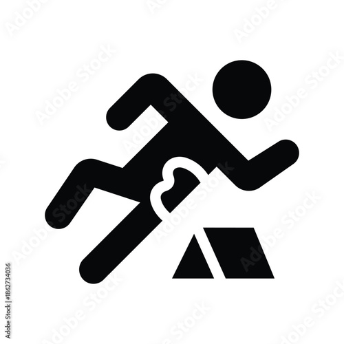  crime scene glyph icon illustration vector graphic.eps