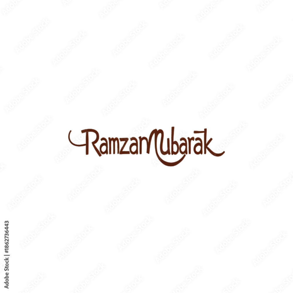 Fototapeta premium vector illustration of a ramzan mubarak card