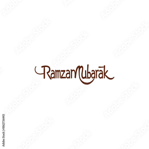 vector illustration of a ramzan mubarak card