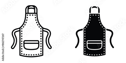 Apron icons multiple style collection. icon in vector. Logotype