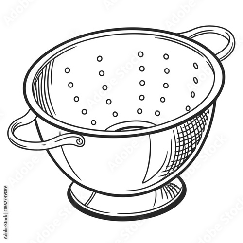 Stainless Steel Strainer Bowl Kitchen Utensil